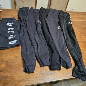 Black Sweatpants Boys L/xl Well Worn
